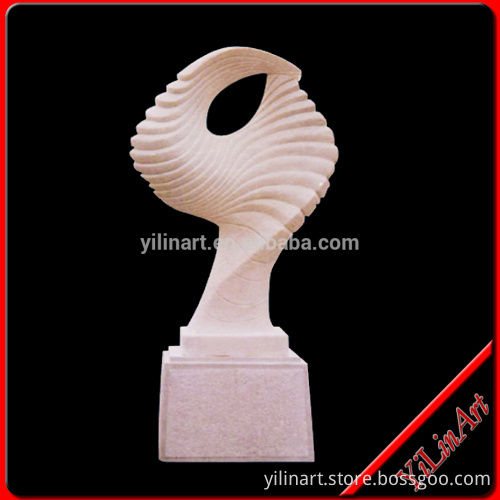 Pink Marble Peacock Statue Birds Statue (YL-C085)